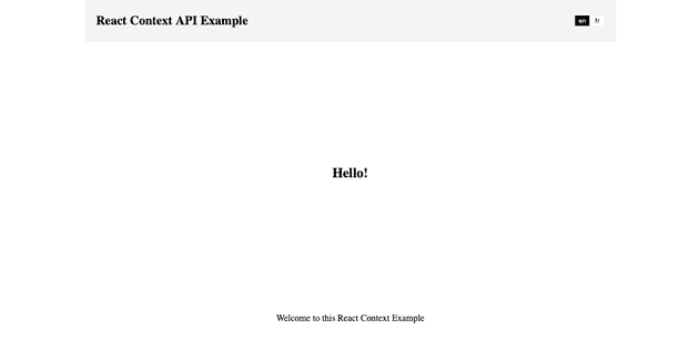 Initial App State